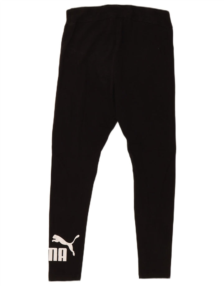Puma Grafiske Leggings til kvinder UK 12 Medium Sort
