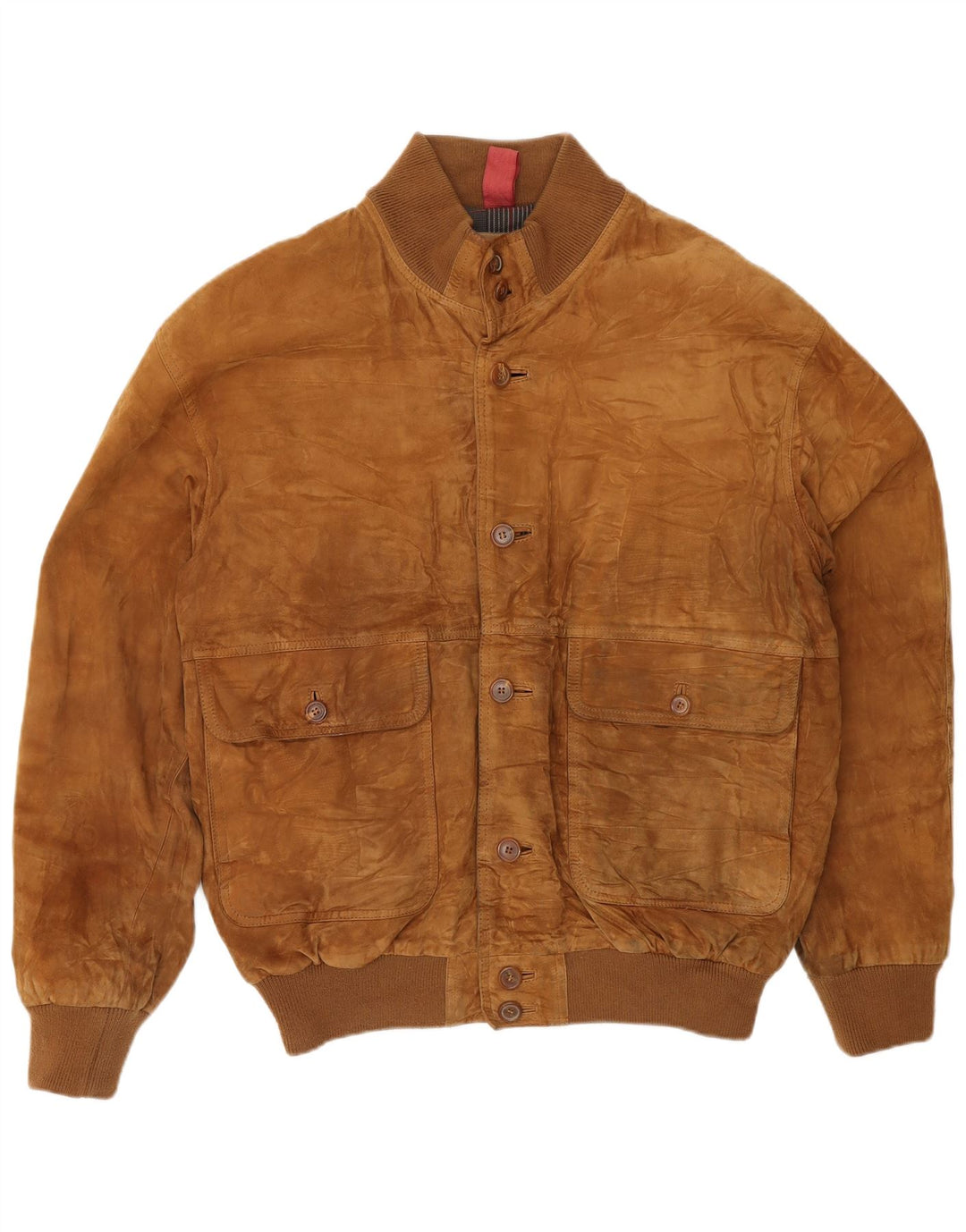 Mens Suede Bomber Jacket IT 52 XL