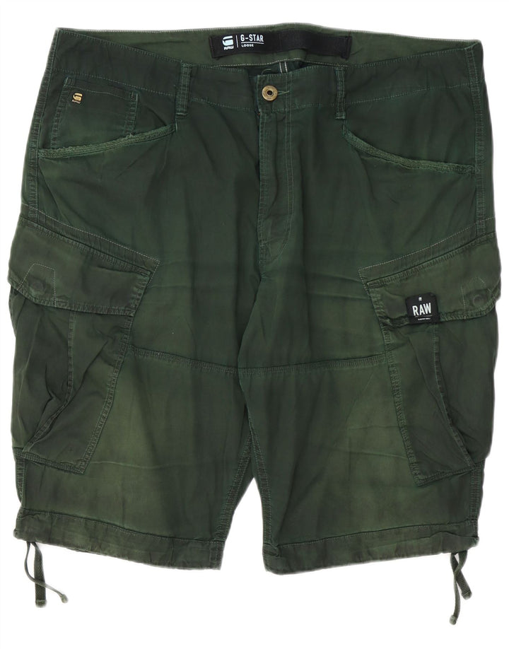 G-STAR Herre Loose Fit Cargo Shorts W40 XL Grøn Bomuld
