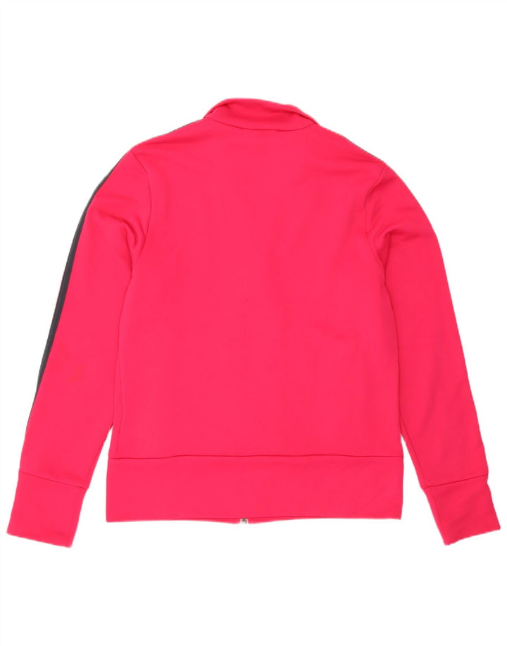 Adidas træningsdragt topjakke til kvinder UK 16 Large Pink Polyester
