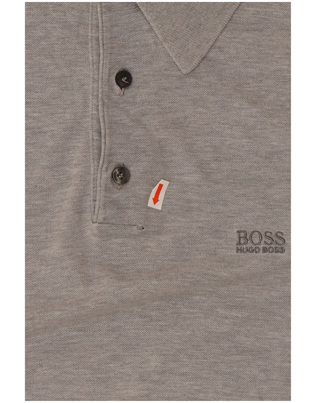 Hugo Boss Herre poloshirt Medium Grey Flecked Bomuld