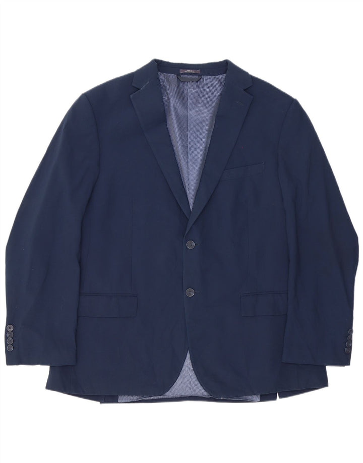 MARKS & SPENCER Herre 2-knaps Regular Fit Blazer-jakke UK 44 XL Marineblå