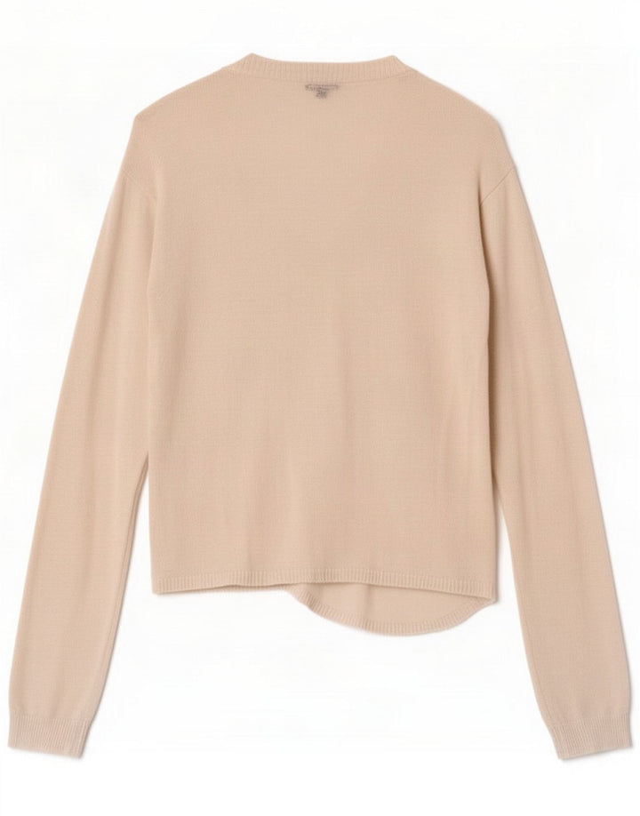 Hobbs Dame Cardigan Sweater UK 14 Medium Off White Viscose