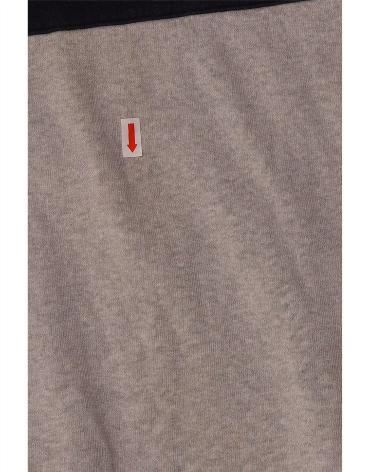 Adidas grafisk sweatshirt til mænd, stor grå farveblok