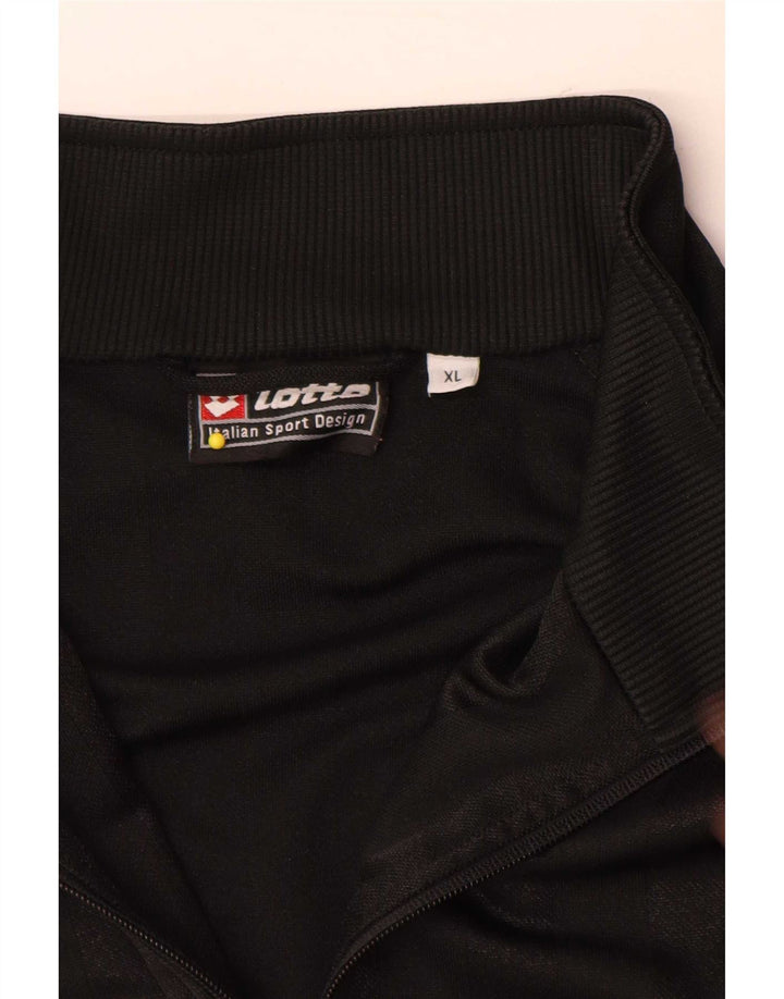 Lotto Træningsdragt til mænd Topjakke XL Sort Polyester