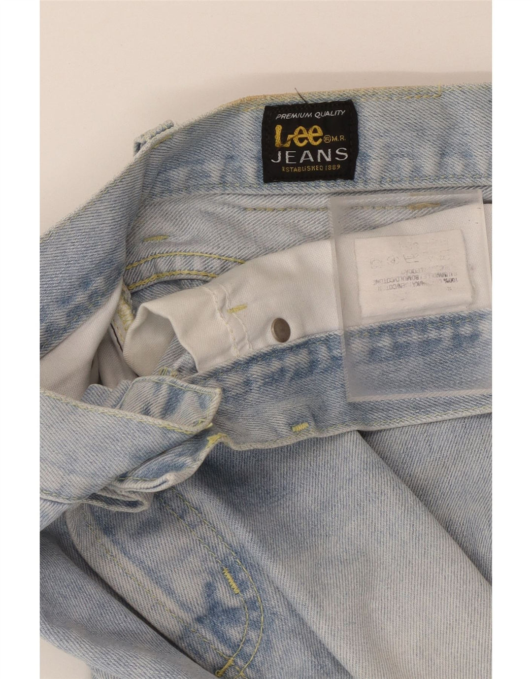 Lee Straight Jeans til mænd W32 L32 blå bomuld