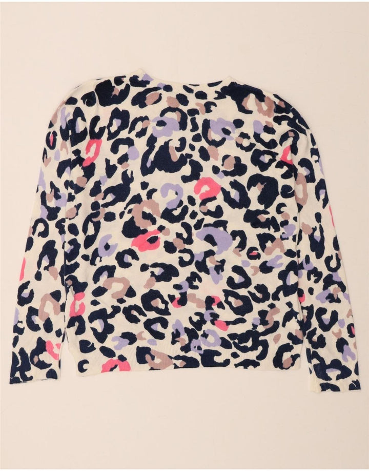 MARKS & SPENCER Womens Crew Neck Jumper Sweater UK 12Medium  Multicoloured Vintage Marks & Spencer and Second-Hand Marks & Spencer from Messina Hembry 