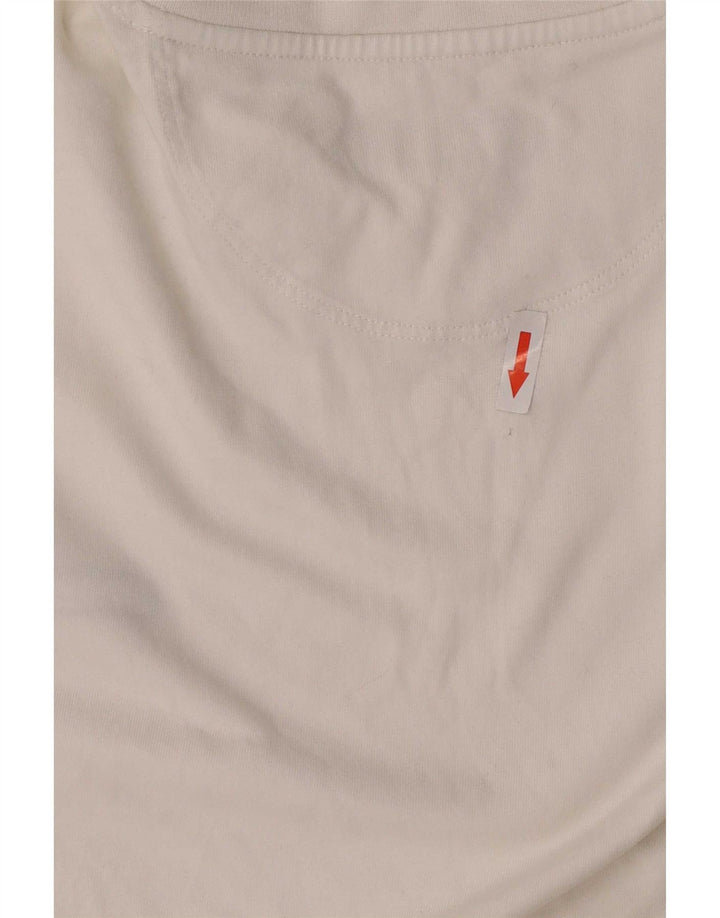 Reebok Herre T-Shirt Top XL Hvid Bomuld