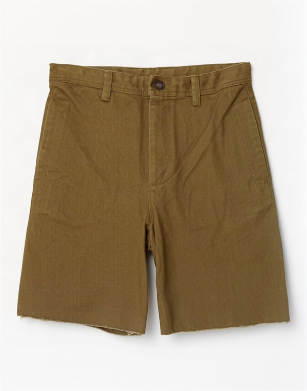 Zara Herre Chino Shorts EU 38 Small W30 Khaki