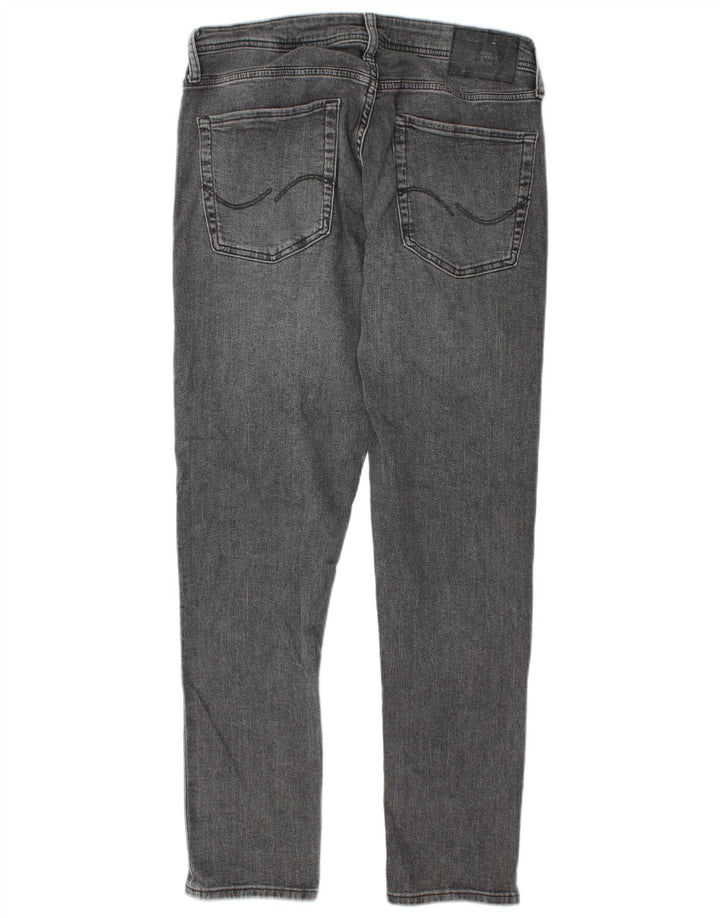 Jack & Jones Herre GLENN Slim Jeans W32 L32 Grå Bomuld