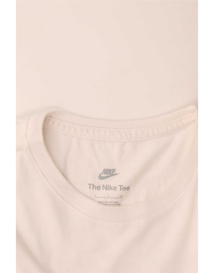 Nike Grafisk T-Shirt Top UK 10 Small White