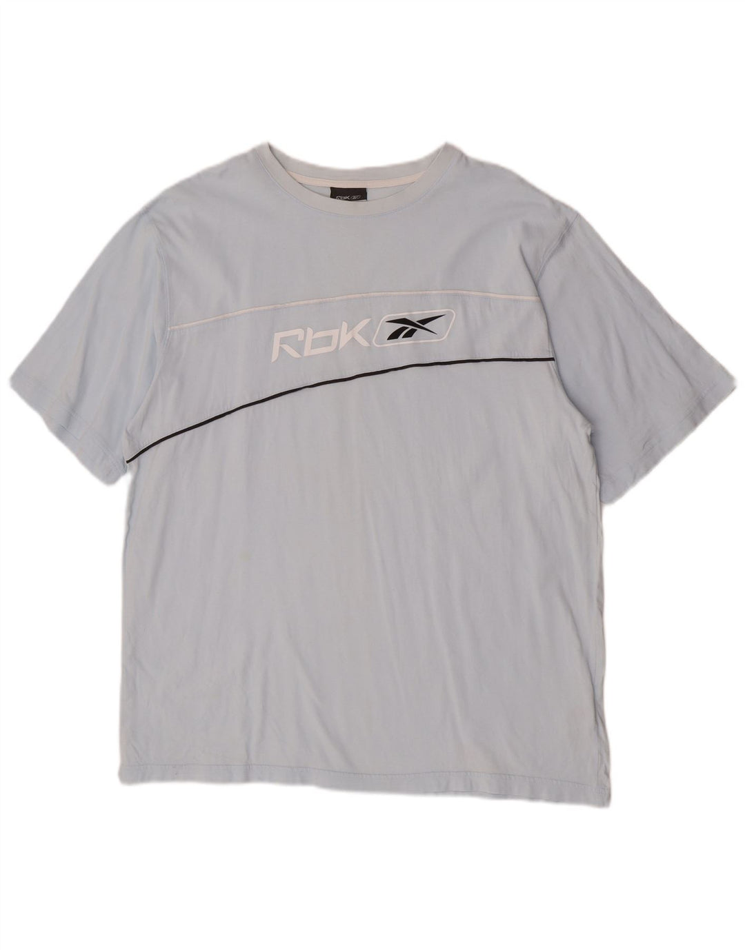 Reebok Herre Grafisk T-Shirt Top 2XL Blå Bomuld