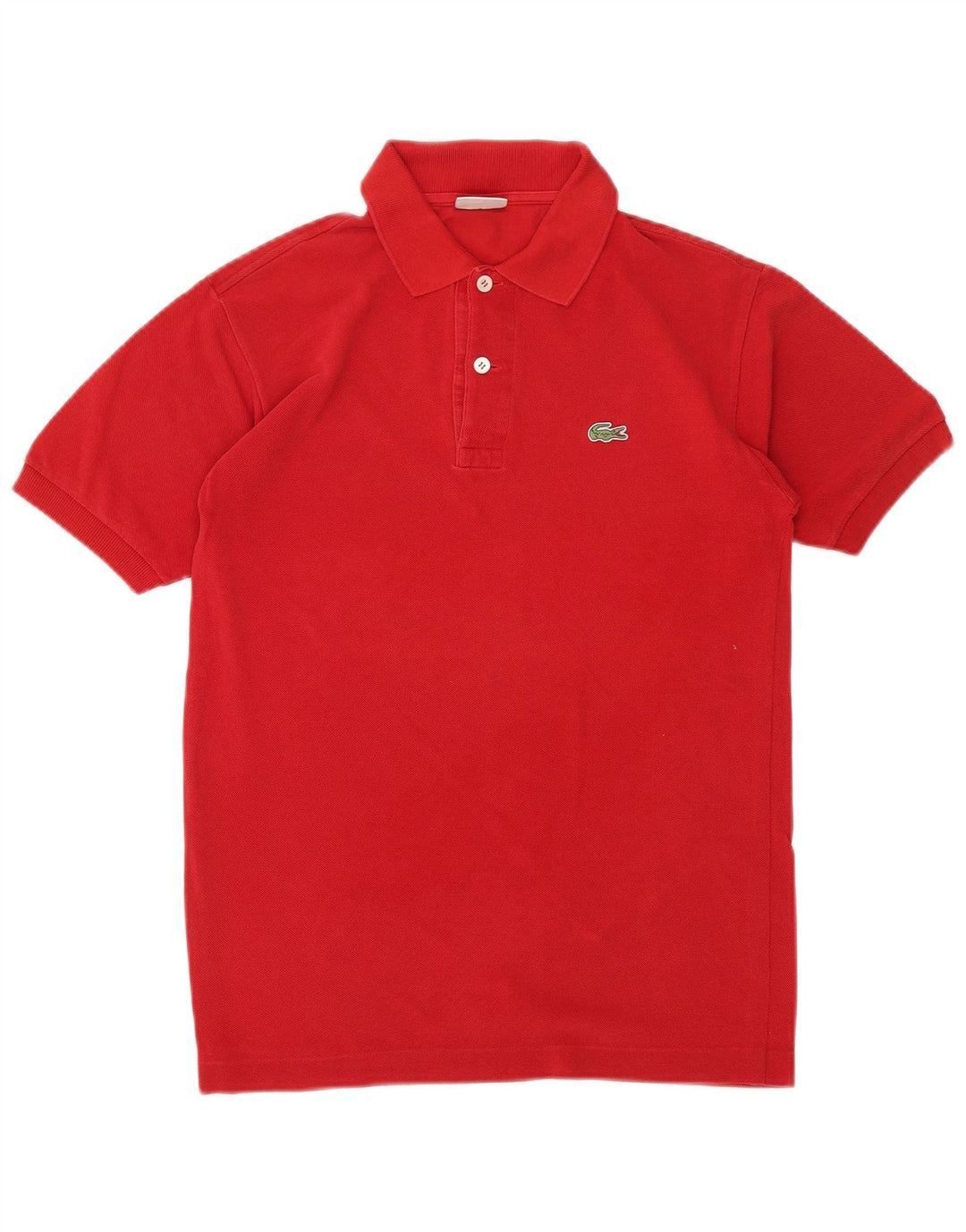 LACOSTE Mens Polo Shirt Size 4 Medium Red