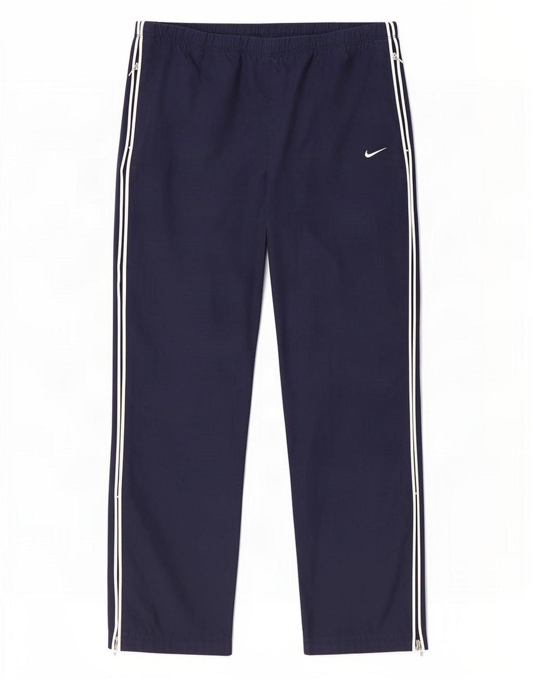 Nike træningsdragtsbukser til kvinder UK 14/16 Large Navy Blue Polyester