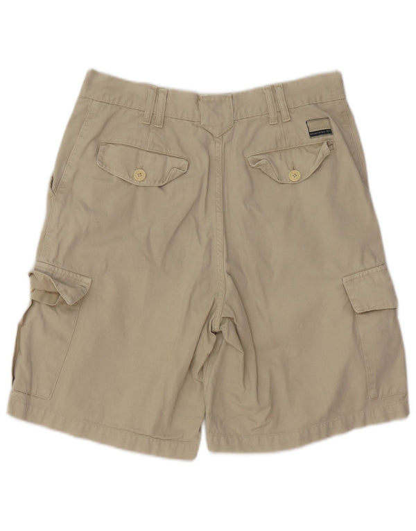 SUPERGA Herre Cargo Shorts IT 48 Medium W32 Beige Bomuld