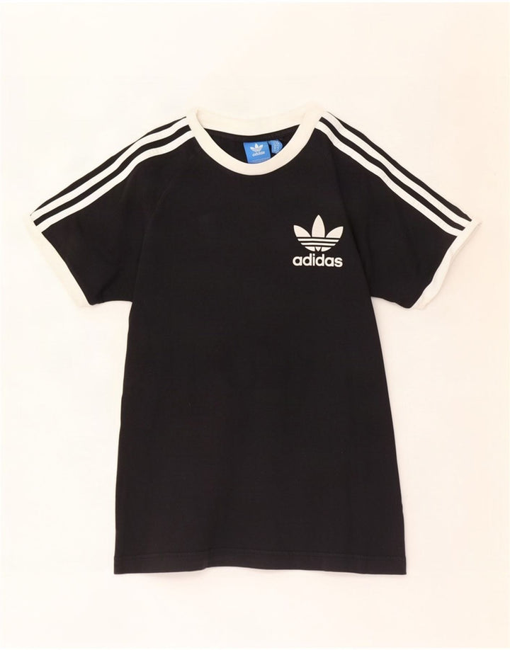 Adidas herre T-shirt top lille sort bomuld