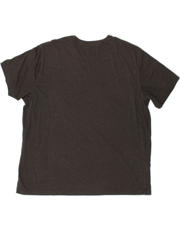 EDDIE BAUER Herre Grafisk T-Shirt Top 2XL Grå