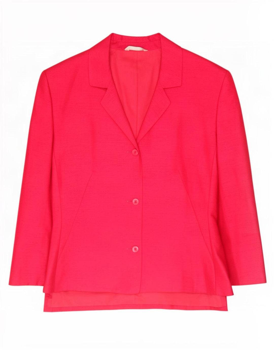Marks & Spencer Dame 3-knaps blazerjakke UK 16 Large Pink Polyester