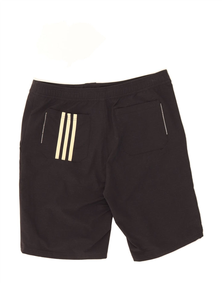 ADIDAS Mens Chino Shorts Medium W34 Black Polyester Vintage Adidas and Second-Hand Adidas from Messina Hembry 
