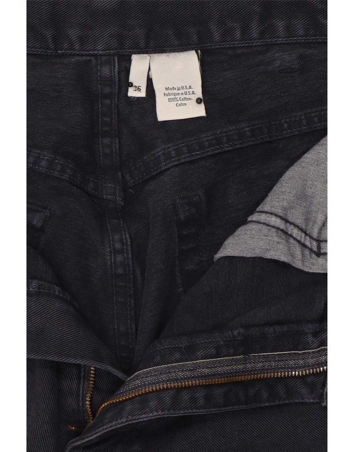 Calvin Klein Straight Jeans til mænd W36 L33 Marineblå Bomuld