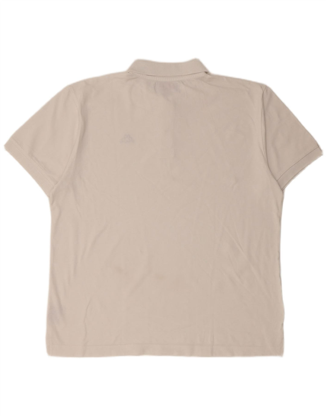 KAPPA Poloshirt til mænd XL Hvid Bomuld