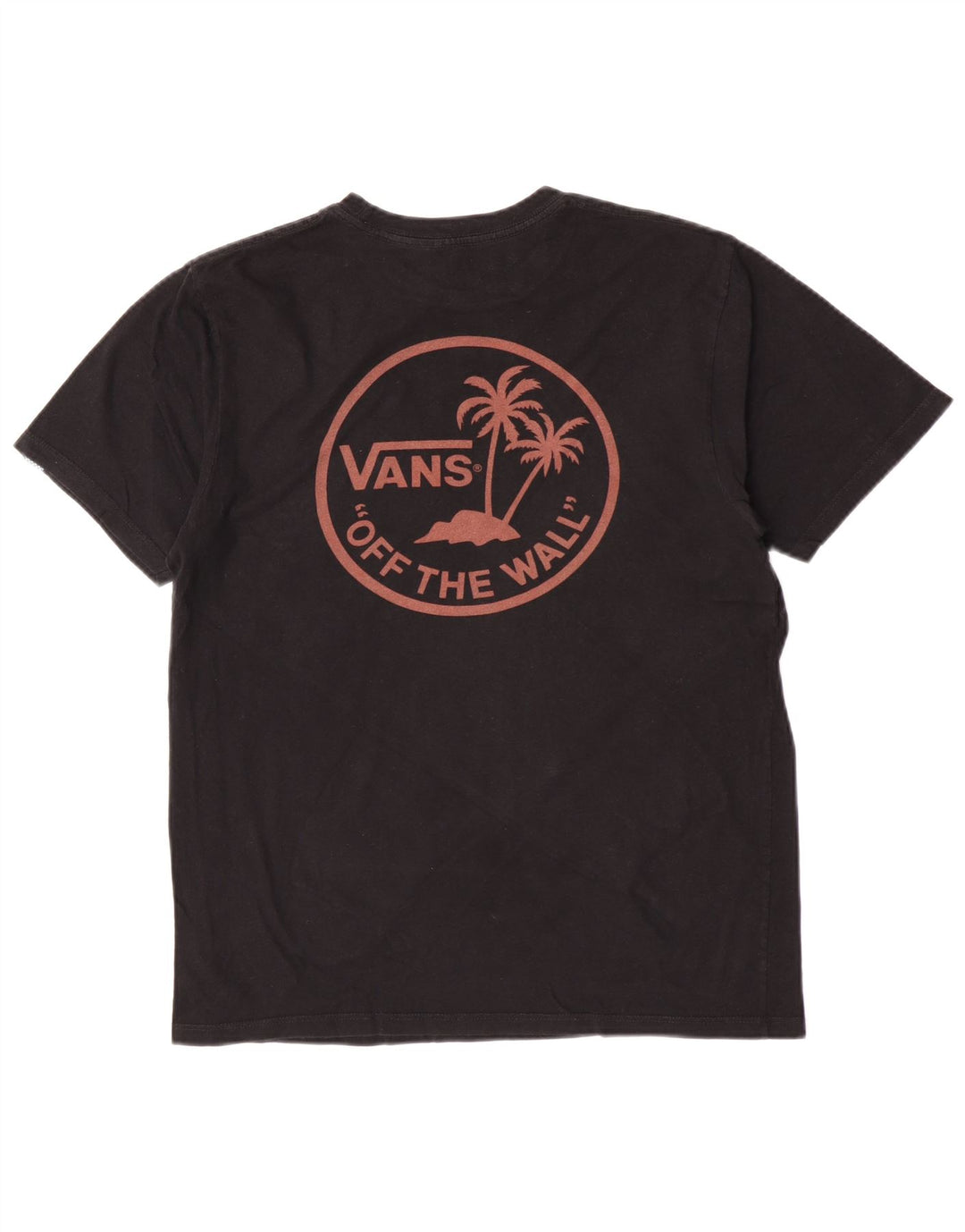 Vans Herre Grafisk T-Shirt Top Medium Sort Bomuld