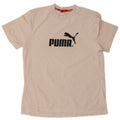 Puma Herre Grafisk T-Shirt Top Stor Hvid Bomuld