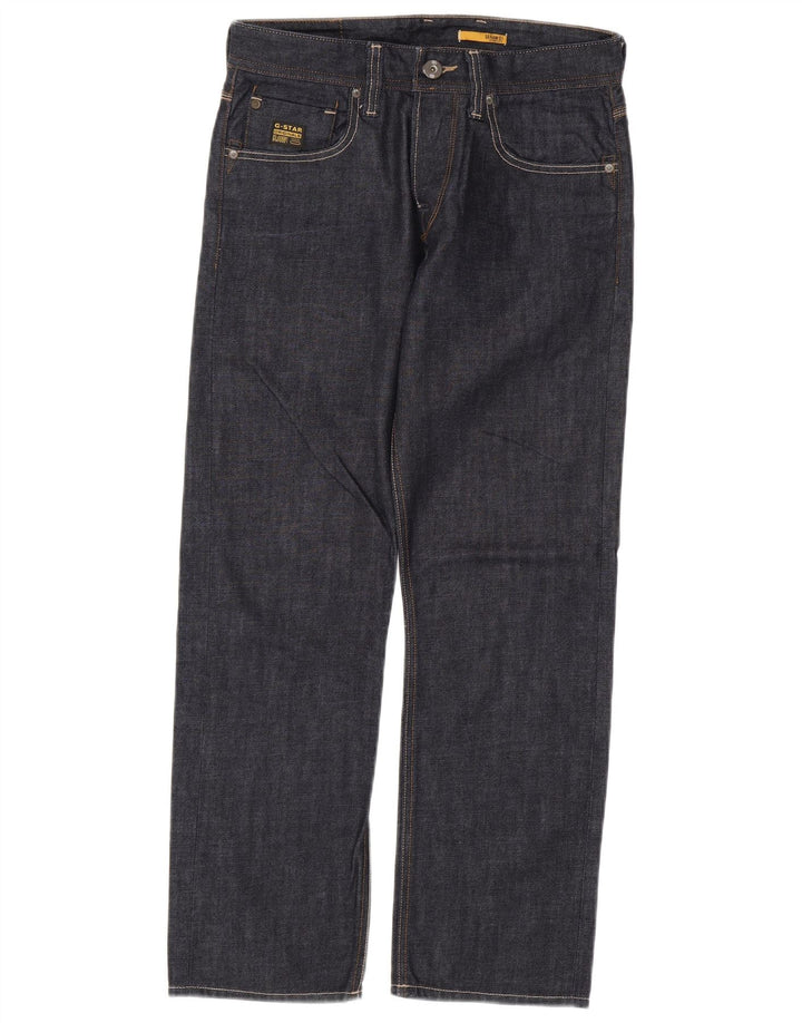 G-STAR Straight Jeans til mænd W30 L30 Marineblå Bomuld