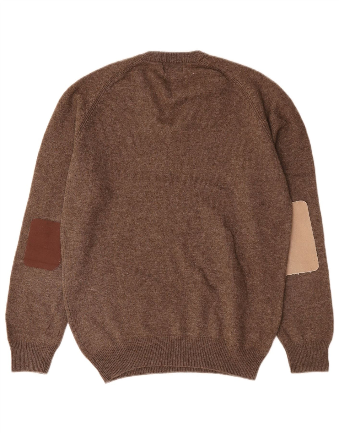 Marks & Spencer Herre V-hals sweater lille brun lammeuld