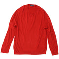 Marks & Spencer Herre Blue Harbor V-hals sweater Stor rød akryl
