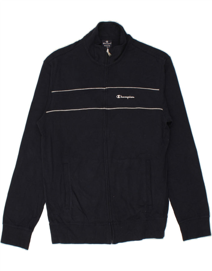CHAMPION Mens Tracksuit Top Jacket Medium Navy Blue Vintage Champion and Second-Hand Champion from Messina Hembry 