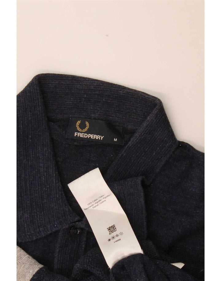 Fred Perry Herre poloshirt Medium Marineblå Colourblock Bomuld