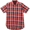 TED BAKER Mens Short Sleeve Shirt Size 3 Medium Red Check