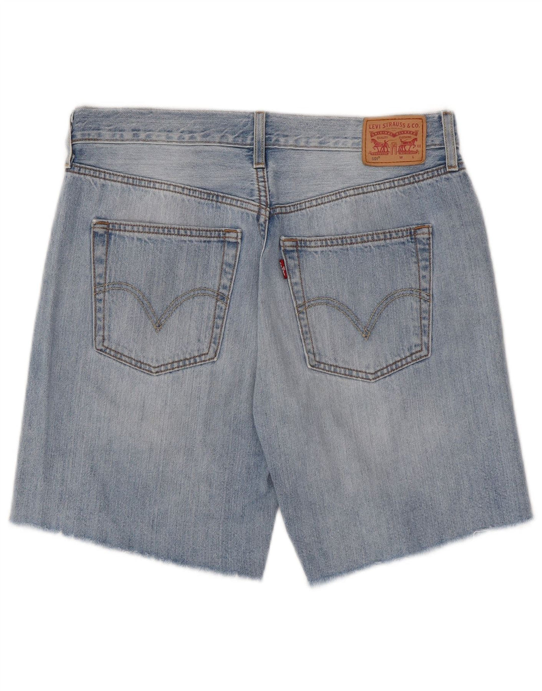 Levi's Herre 501 denimshorts W30 mellemblå bomuld