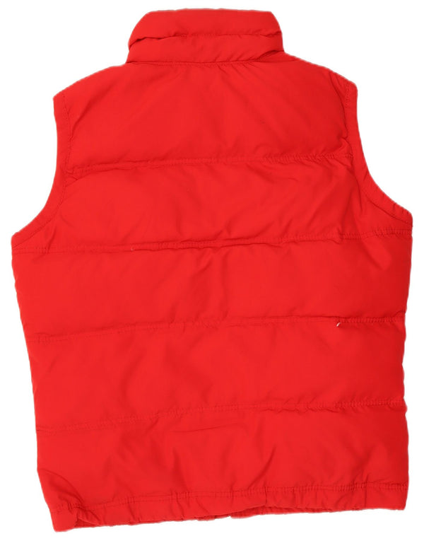 Hollister Polstret Gilet UK 40 Stor Rød Polyester til mænd