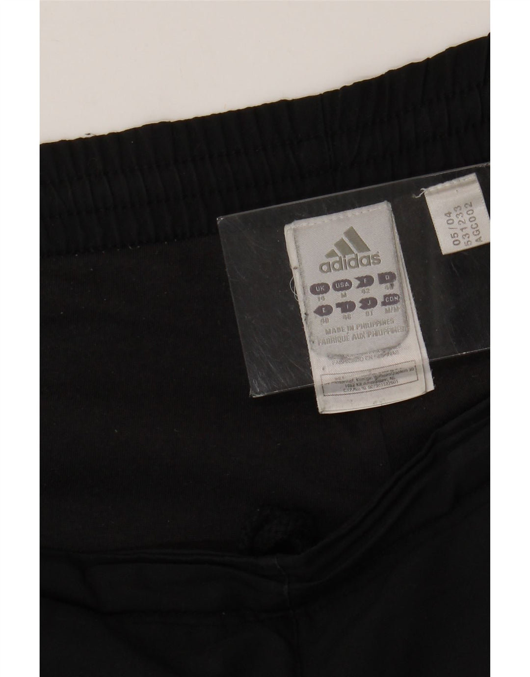 Adidas Træningsdragtsbukser til kvinder UK 14 Medium Sort Polyester