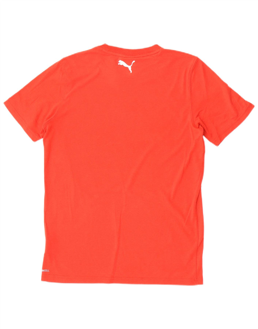 Puma Herre Grafisk T-Shirt Top Lille Rød Polyester