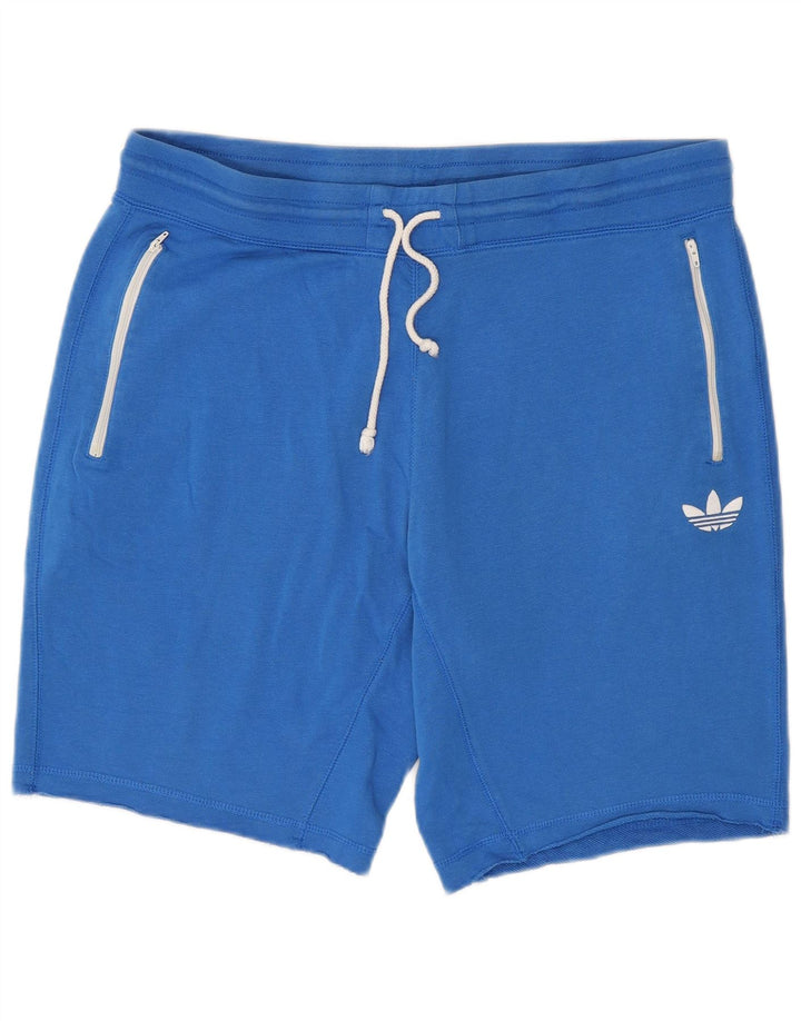 Adidas Sportshorts til mænd store blå bomuld