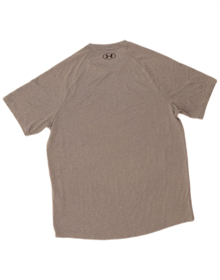 UNDER ARMOUR Herre T-Shirt Top Medium Grå Polyester