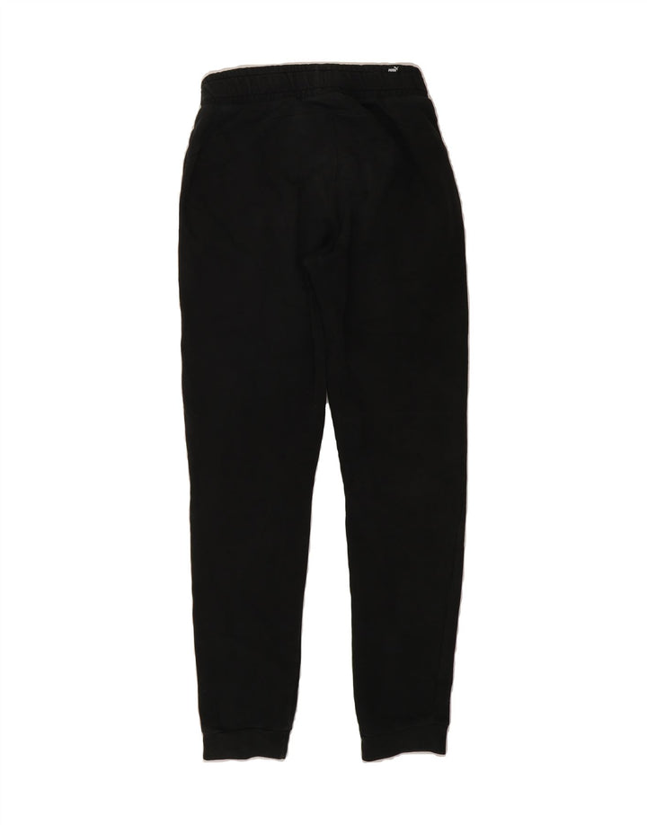 PUMA Womens Tracksuit Trousers Joggers UK 10 Small  Black Vintage Puma and Second-Hand Puma from Messina Hembry 