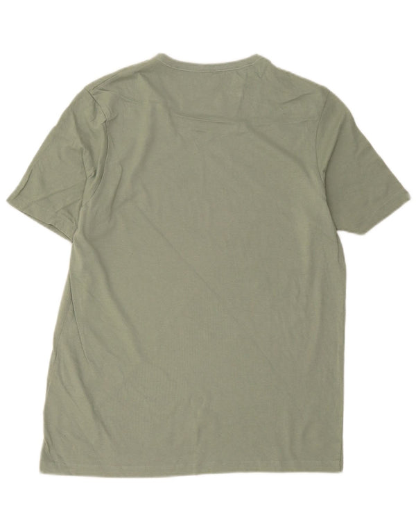 Hugo Boss Dame T-Shirt Top UK 16 Stor Grøn Bomuld