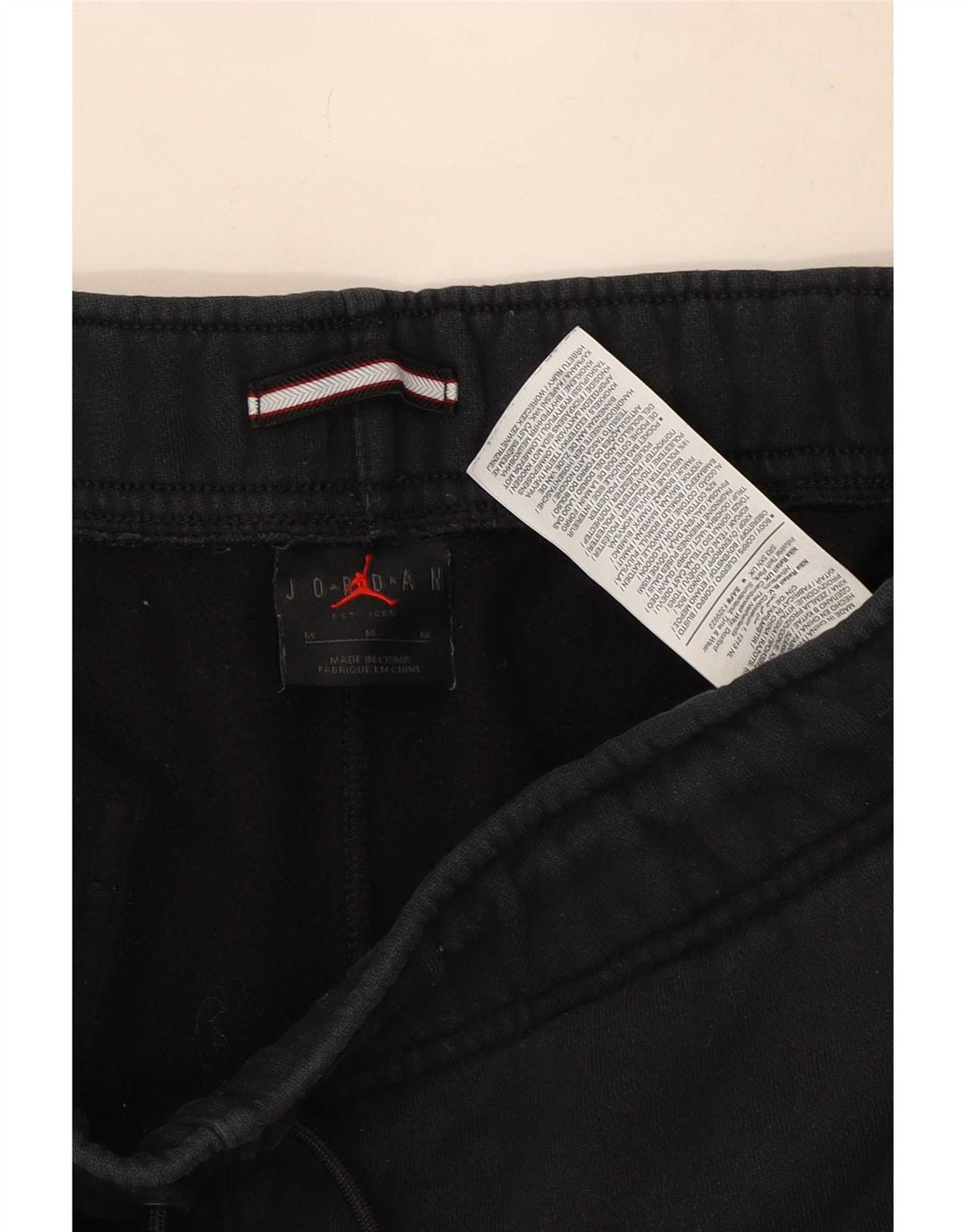 Jordan Herre Sportshorts Medium Sort Bomuld