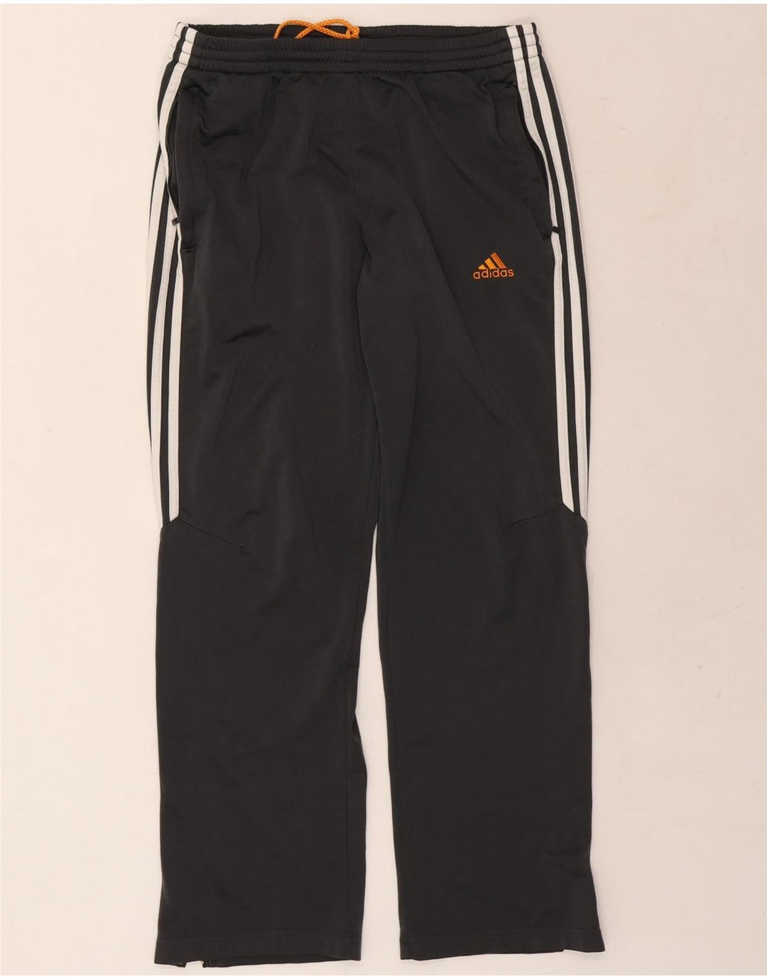 Adidas Træningsdragtsbukser til mænd UK 36/38 Small Black Polyester