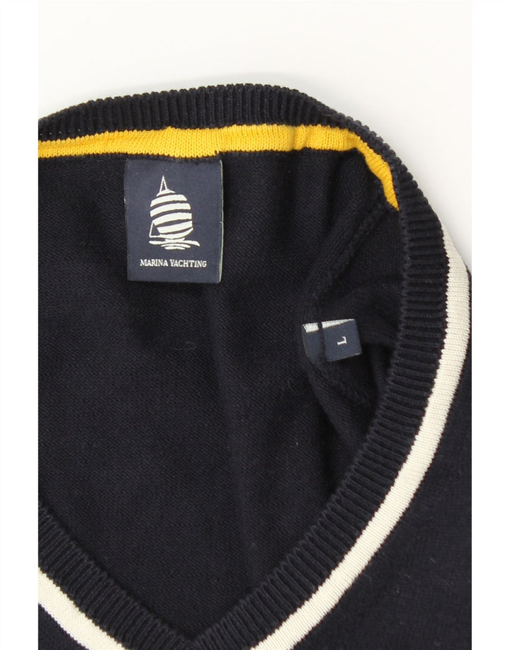 Marina Yachting Herrevest Tank Top Large Navy Blue