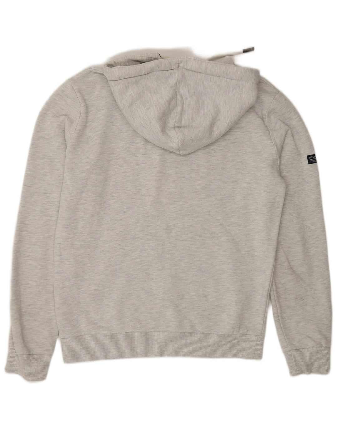 Superdry Grafisk hættetrøje til mænd mellemgrå bomuld