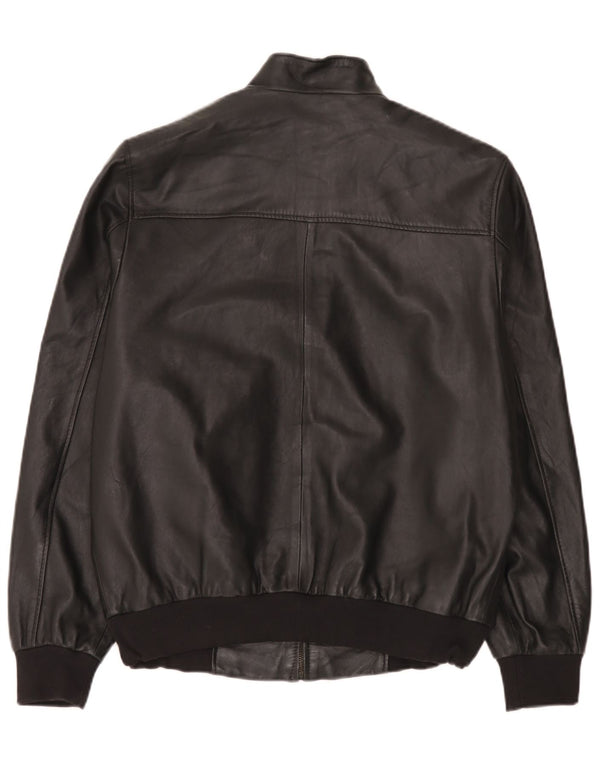 Vintage herre læderjakke UK 44 2XL Sort
