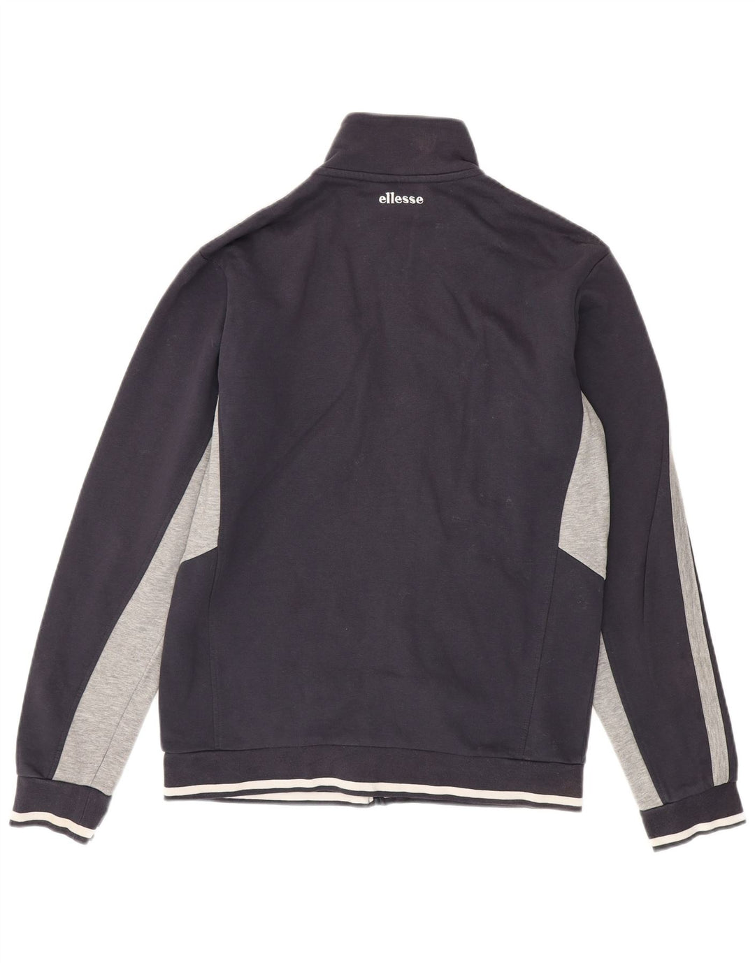 Ellesse Herre grafisk træningsdragt Topjakke XL Marineblå Colourblock Bomuld