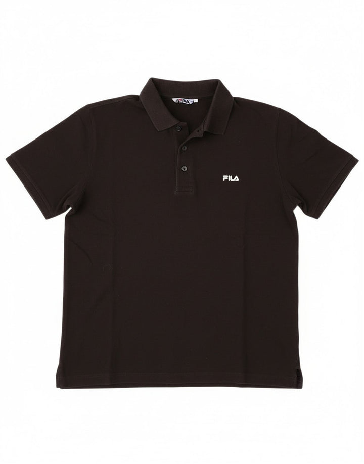 Fila Herre poloshirt XL Sort bomuld