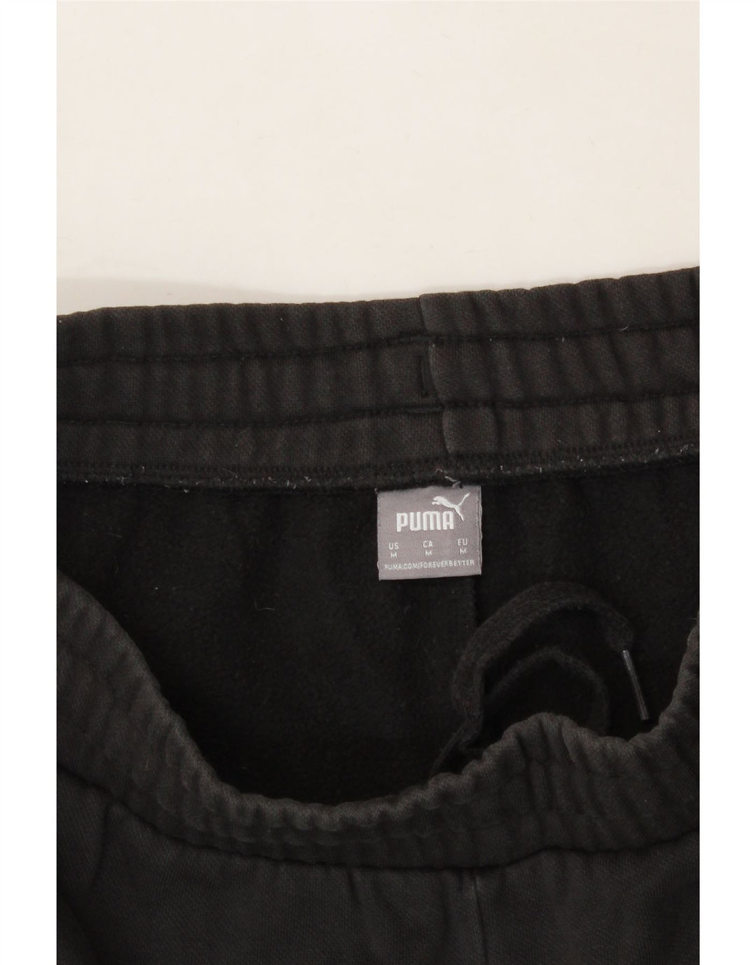 PUMA Womens Tracksuit Trousers Joggers UK 12 Medium  Black Cotton Vintage Puma and Second-Hand Puma from Messina Hembry 