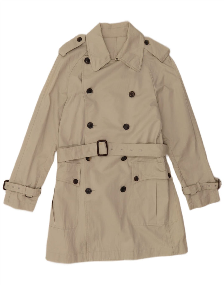 Mauro Grifoni Trench Coat til mænd IT 48 Medium Off White Bomuld